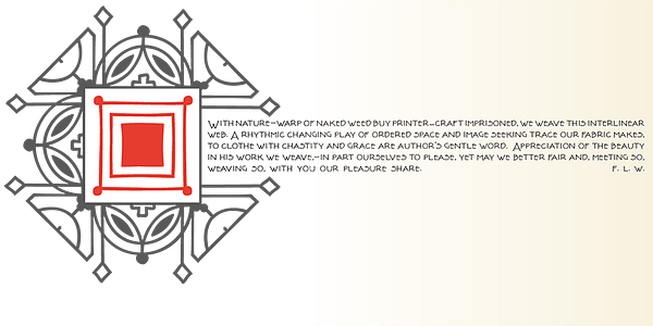 Card displaying P22 FLW Terracotta typeface in various styles