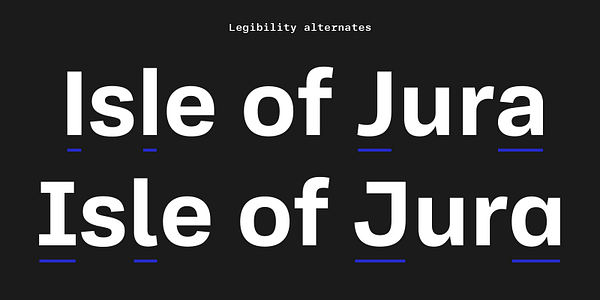 Card displaying Adapter PE Variable typeface in various styles