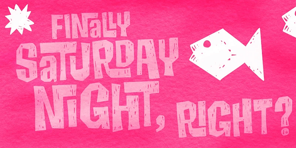 Card displaying Manihot typeface in various styles