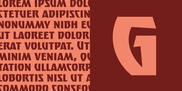 Card displaying Panther Black typeface in various styles