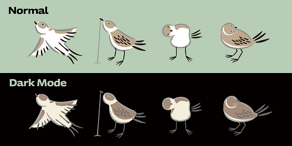 Card displaying Momochidori Variable typeface in various styles