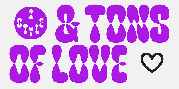 Card displaying CoFo FlicFlac typeface in various styles