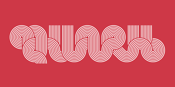 Carte présentant la police de caractères Octothorpe PE dans différents styles