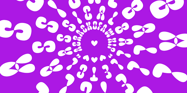 Card displaying CoFo FlicFlac typeface in various styles