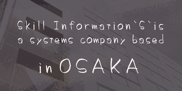 Card displaying SicPicoty typeface in various styles