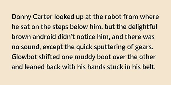 Card displaying Ligurino typeface in various styles