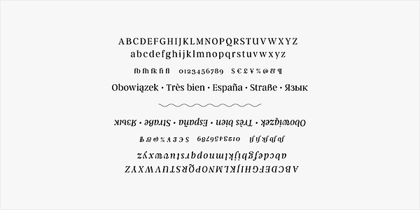 Card displaying Argent CF typeface in various styles