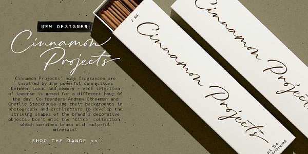 Card displaying Parlare typeface in various styles