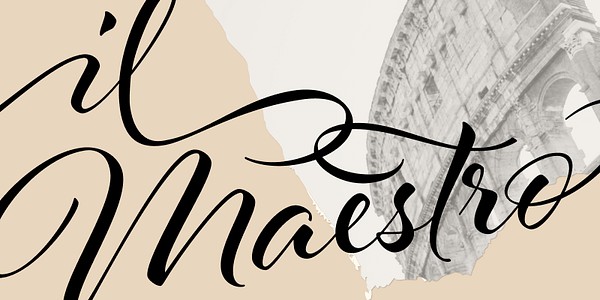 Card displaying Al Fresco typeface in various styles