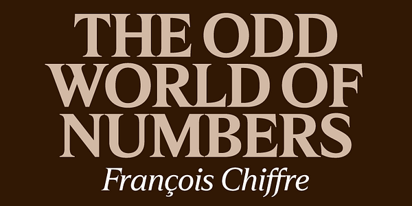 Card displaying Hardcover Variable typeface in various styles