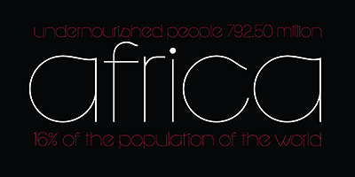 Card displaying Santino typeface in various styles