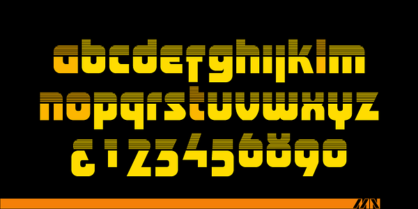 Card displaying Anatol MN typeface in various styles