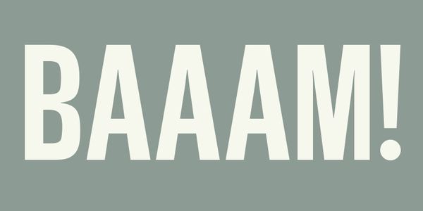 Card displaying Squeezed typeface in various styles