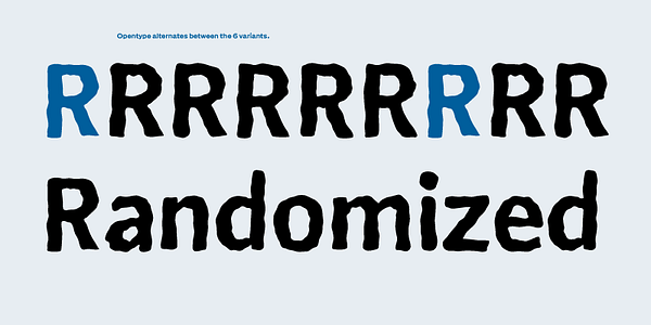 Card displaying LTR BeoSans typeface in various styles