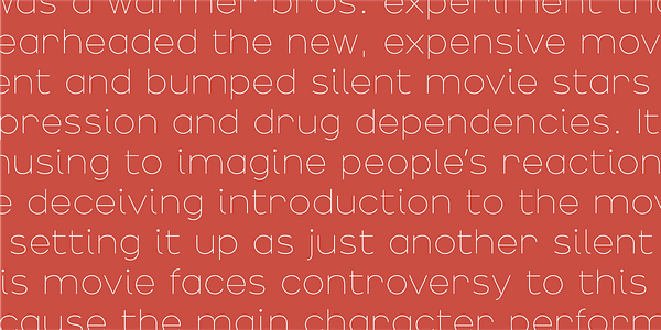 Card displaying Arbotek typeface in various styles