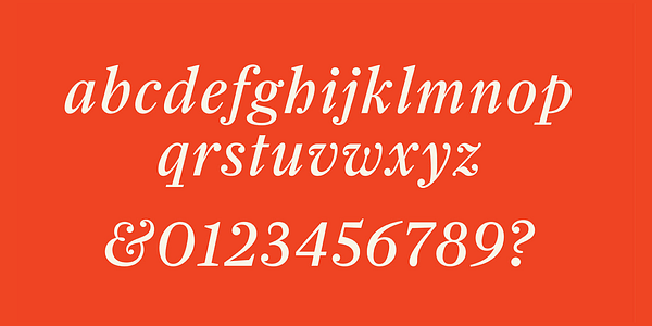 Card displaying Farnham Headline typeface in various styles