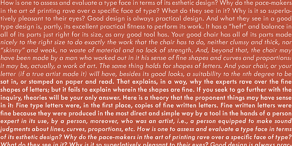 Card displaying Metallophile Sp8 typeface in various styles