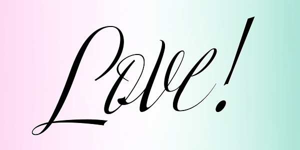 Card displaying Crispo typeface in various styles