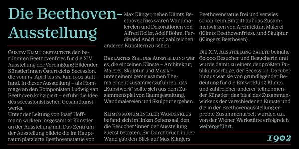 Card displaying Ernst typeface in various styles