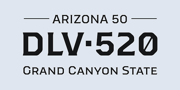 Card displaying Worker typeface in various styles