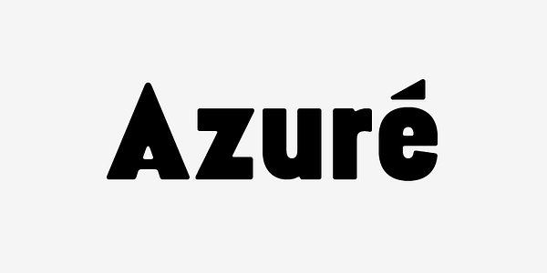 Card displaying Zedou typeface in various styles
