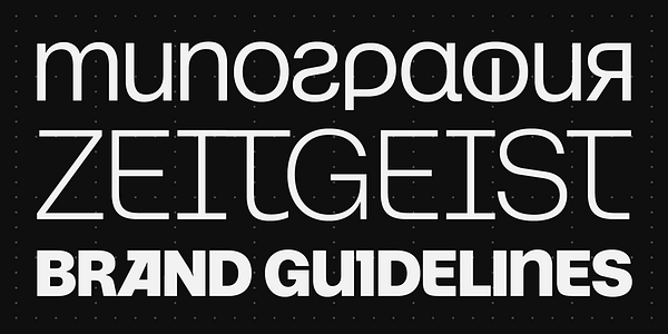 Card displaying Snaga Unicase Display typeface in various styles