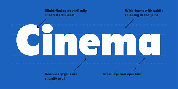 Card displaying Tondu typeface in various styles