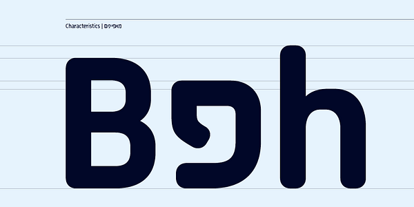 Card displaying Pauza typeface in various styles