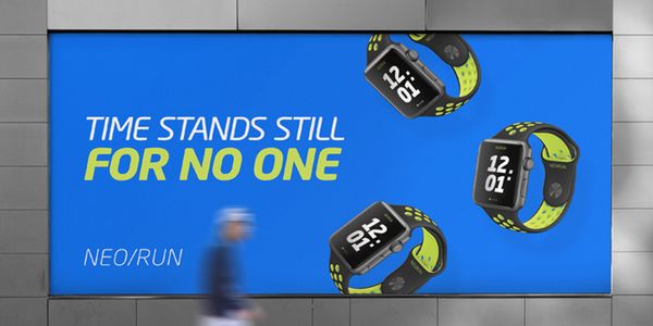 Card displaying Neo Sans typeface in various styles