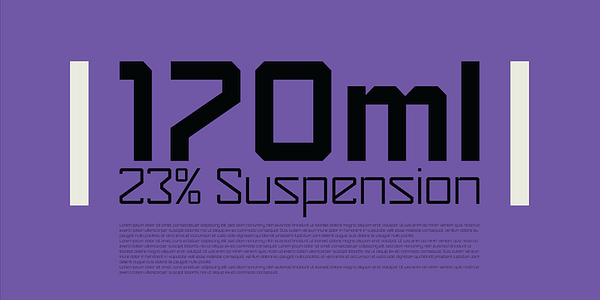 Card displaying Mode Variable typeface in various styles