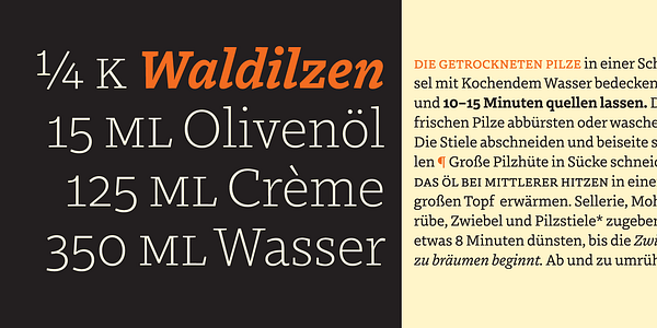 Card displaying MVB Dovetail typeface in various styles