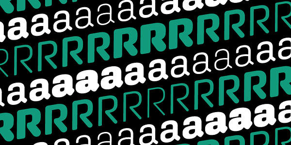 Card displaying Aglet Sans typeface in various styles