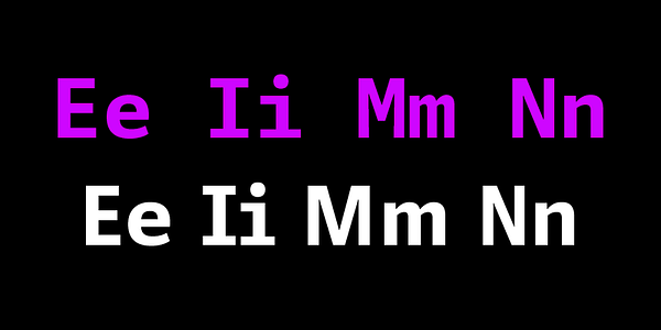 Card displaying Adelle Mono typeface in various styles