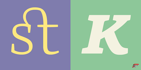 Card displaying Basco typeface in various styles