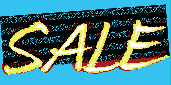 Card displaying Fugu typeface in various styles