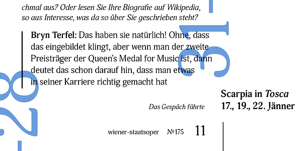 Card displaying Adonis typeface in various styles