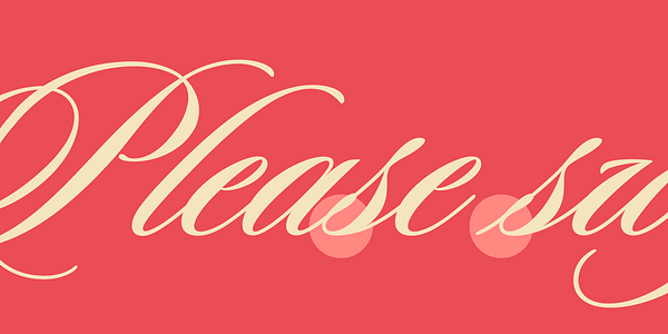 Card displaying Sloop Script typeface in various styles