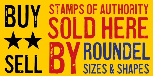 Card displaying Coldsmith typeface in various styles