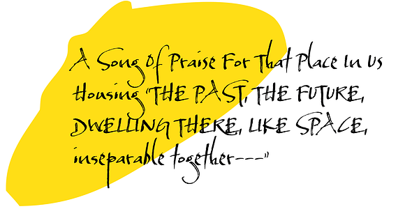 Card displaying Baka typeface in various styles