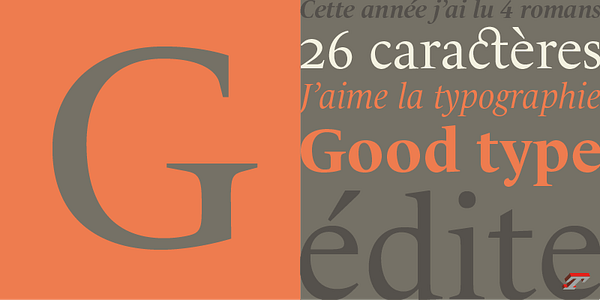 Card displaying Le Monde Livre typeface in various styles