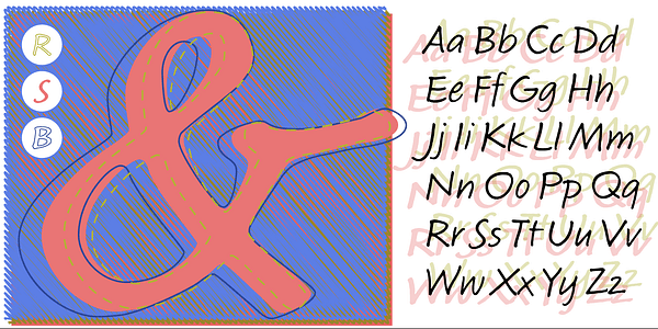 Card displaying MVB Calliope typeface in various styles