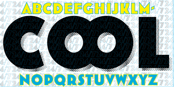 Card displaying MVB Bovine typeface in various styles