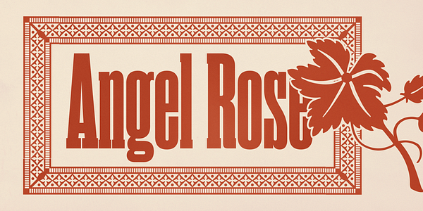 Card displaying Rama Slab typeface in various styles