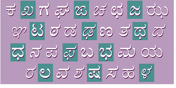 Card displaying Adobe Kannada typeface in various styles