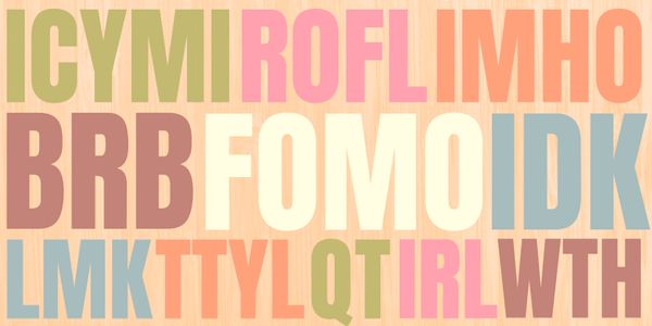 Card displaying Anton typeface in various styles