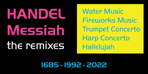 Card displaying Handel Gothic typeface in various styles