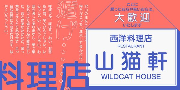 Card displaying FOT-Seurat ProN typeface in various styles