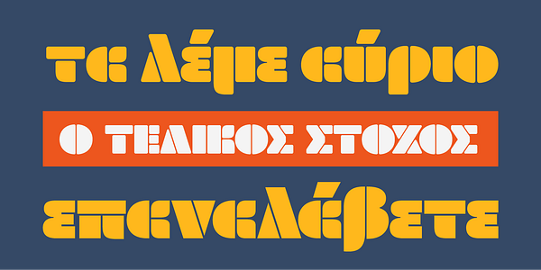 Card displaying Milka typeface in various styles