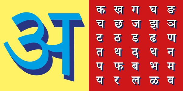 Card displaying Adobe Devanagari typeface in various styles