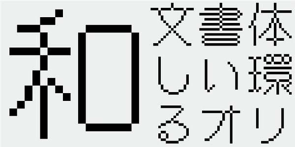 Card displaying AB Kokikaku typeface in various styles